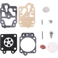 Brush Cutter Grass Trimmer Carburetor Carb Repair Rebuild Gasket Kit & Primer Bulb for Walbro 40-5/44F-5 34F