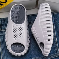 2026 New Men's Women Cloud Slides Slippers, Breathable Hollow Out EVA Sandals, Non-slip Thick Sole for Home Beach Shower