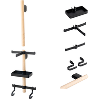 AliExpress NONE Wall Mount Bike Gear Storage Rack For Helmet Glasses Computer No Drill Bicycle Accessories Easy Installation