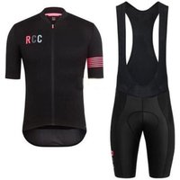 Black RCC Cycling Jersey Set Summer Breathable Men Clothing MTB Bike Clothes Bicycle Uniform Maillot Ropa Ciclismo Hombre