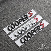3D ABS Car Badge Trunk Stickers Chrome Letters Modified Decal For MINI Cooper S R53 R56 F55 F56 F65 R52 R57 R60 R58 Accessories