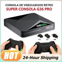 Super Console G36 Pro Game Box US/EU Retro Video Game Console Classic Arcade Games for PS1/NAOMI/Sega with Gamepad HD Two-player