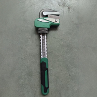 Heavy Duty F Type Pipe Wrench Adjustable Large Jaw Plumbing Wrench Multi-purpose Pipe Clamp Repair Hand Tool