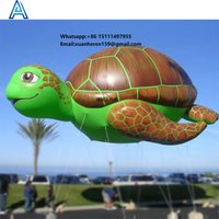 Factory High Quality Durable Oxford Cloth Inflatable Helium Sky Fly Turtle Tortoise Animal Kite Model Customize