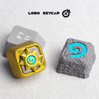LOBO KEYCAP Hearthstone World Of Warcraft Themed Translucent Resin Single ESC Keycap For Mechanical Keyboards Gaming Enthusiasts