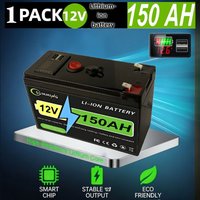 High Quality 12V 150Ah LiFePO4 Battery 4000+ Cycles Deep Cycle BMS for RV Solar Off-Grid Home Storage Marine