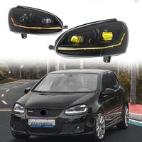 Pair Headlight assembly For 2003-2004 2005 -2011 Volkswagen Golf 5 Sequential Front Lamps,Day lights, headlights,head lamp