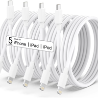 USB C to Lightning Cable Apple 3 FT6 FT iPhone Charger Silicone Cord for iPhone17 16 15 14 13 12 11 Pro Max Xr Xs 8