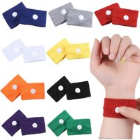 2PCS Anti Motion Sickness Wristbands Wrist Bands Anti Nausea Wristbands Carsickness Seasick Wrist Support Sports Accessories