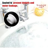 Wash Basin Overflow Cover Kitchen Bathroom Sink Hole Plug Water Level Rise Overflow Water Plug Bathtub Drainage Cover
