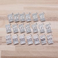IFOCUS 20pcs/Lot Us Dollar Money Charms For DIY Jewelry Making Zinc Alloy 21x12mm/0.83x0.47inch