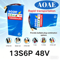 2026 13s6p 48V 100ah Lithium Battery Pack Powerful and long-lasting power Citycoco Motorized Scooter Batteries Built in 50A BMS