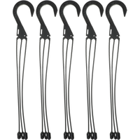 5pcs White Hooks For Baskets Flowerpot Hangers Durable Plant Shelves Garden Accessories Plastic Planter Hooks Outdoor Furniture