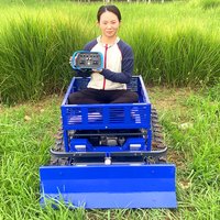 Customized AWY550 Remote Control Lawn mower LONCIN Engine Complies With Euro 5