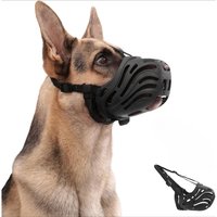 Breathable Anti Bite Dog Muzzle Adjustable Pet Mouth Cover for Training Walking Outdoor