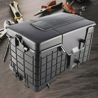 Car Battery Cover Protector ABS Dust Resistant Box High Durability for VW Touran Jetta Seat Leon Skoda Yeti