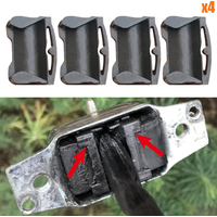 4x For Toyota Altezza Camry IV-VII Highlander I Land Venza Prius Rav4 Ist Car Door Check Strap Repair Kit Stopper Damping Clip