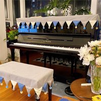 3Colors Piano Cover Nordic Piano Cover Dustproof Half Cover Electric Piano Cloth Cover Modern Simple Children's Piano CoverLH258 image 4