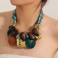 Statement Exaggerated Beads Necklace Handmade for Woman Girl Wedding Party Jewelry