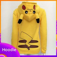 Anime Cartoon Hoodie Kawaii Cute Yellow Sweatshirts Sports Casual Cartoon Sweet Lovely Outer Women/Men Clothes Adult Kids Gift
