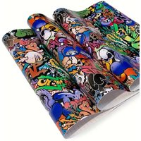AliExpress ORINOWRAPS Premium Waterproof Sticker Cartoon Graffiti Vinyl Wrap Film Self Adhesive Decal Sticker Car Motorbike Bicycle Wrapping Foil