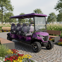 4x4 New Model Off-Road Buggy Mini Jeep All-Terrain Electric 6 Seater Golf Cart Lithium Battery Golf Cart