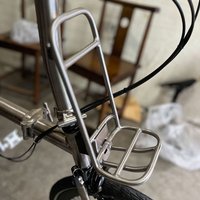 Ultralight Titanium Front Rack 255g For Brompton Folding Bike Lightweight Luggage Carrier