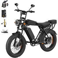 AliExpress NONE Aairsk X5 Adult Electric Bicycle 20 Inch Fat Tire E-Mountain Bike 250W Motor E-bike 48V15Ah Battery Electric Bike
