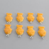 10Pcs Adorable Fish Shape Resin Charms Handmade Pendants For Bracelet Earring Decor Accessories