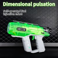 New Dimension Pulse X12 Electric Toy Gun Colorful Lights Electric Multiple Shots Integrated Crystal Toy Soft-Pistol
