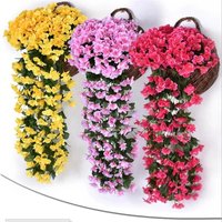 Artificial Flowers Vine 80CM Fake Flowers for Home Room Decor Garden Wedding Party Decoration Outdoor Wreath Ornament Accessory