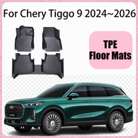 For Chery Tiggo 9 Ebro S900 2024~2026 2025 LHD Car TPE Floor Mats Waterproof Carpets Protection Anti-scratch Interior Accessorie