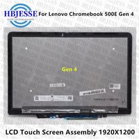12.2“ 1920*1200 WUXGA For Lenovo 500e Yoga Chromebook Gen 4 82W4 82W5 LCD Touch Screen Assembly 5D11C95914 IPS 300nit 50%NTSC