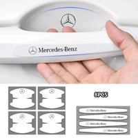 Clear PVC Transparent Car Door Handle Bowl Protector Film For Mercedes Benz AMG W204 W205 W177 Auto Refit Accessories W117 W222
