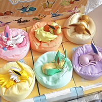 New In Stock Pokemon Eevee Sleeping Position Series Blind Box Sylveon Umbreon Flareon Jolteon Anime Desktop Decoration Model Toy image 4