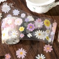 1pcs/1lot Decorative Adhesive Tapes Daisy Notebook Mask Scrapbooking DIY Pet Japanese Stickers