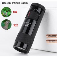Powerful Monocular 10-30x21 Zoom Mini Telescope Portable Spotting Scope Camping Equipment Tourism Optical Sight Monocle