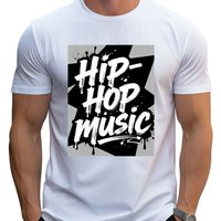 Hip Hop Loose large size cartoon street style T-shirt cool graphic print Fun 100% Cotton Top