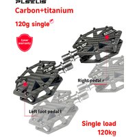 AliExpress plselis PLSELIS Carbon Fiber Triptoline High Strength Ultra Lightweight Bicycle Pedal Steel/Titanium Shaftsuper comfortablehit product