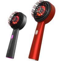 Electric Head Massager Hair Growth Comb Scalp Relax Massager 630nm Red Light Oil Applicator Anti-Hair Loss Hair Care Hairbrush