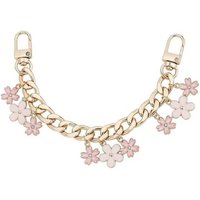 Fashion Cherry Blossom Bag Pendant DIY Bow Heart Bag Chain Bag Accessories Bag Strap Extender Chain Phone Charm