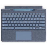 2025 New Color Microsoft Surface Pro 8/9/X/10/11 Bluetooth Magnetic Keyboard with Pen Slot,Touchpad and 7-color Backlit Keyboard