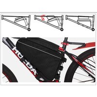 AliExpress NEW 36V 48V 60V 72V E-BIKE Electric Bicycle Triangle Battery Bag Black Bicycle Frame Triangle Bags Max load 126 cells