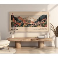 1pc Large Yayoi Kusama Japanese Floral Landscape Wall Art Prints โ Unframed Modern Canvas Wall Art Poster for Living Room Decor
