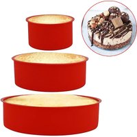 1-3 Pcs Round Silicone Mould Baking Pan Cup-shaped Pastry Muffin Cake Mold Baking Accessories Silicone Molds,Baking Cake Molds