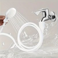 Rubber Hose Universal Sink Spray Multifunctional Extender Shower Head Quick Connect Drain Filter Bathroom Shower Set Pet Bath