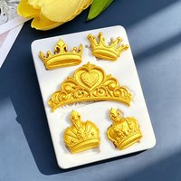 Crown Silicone Mold Sugarcraft Chocolate Cupcake Baking Mold Fondant Cake Decorating Tools