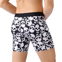 1pcs Medium-Long Men Underpants Shorts Brand Underwear For Men Boxers Sexy Print Men's Panties Letter Waistband Boxer Briefs