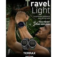 NORTH EDGE 2026 TERRAX Men's Digital Watches Outdoor Sports Swimming Waterproof 50M Stopwatch Countdown Electronic Watch For Men