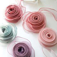 10 Yards Wavy Edge Fishtail Yarn Organza Ribbon for Gift Wrapping DIY Bow Hair Bouquet Lace Fabric Ribbons Sewing Supplies 2024